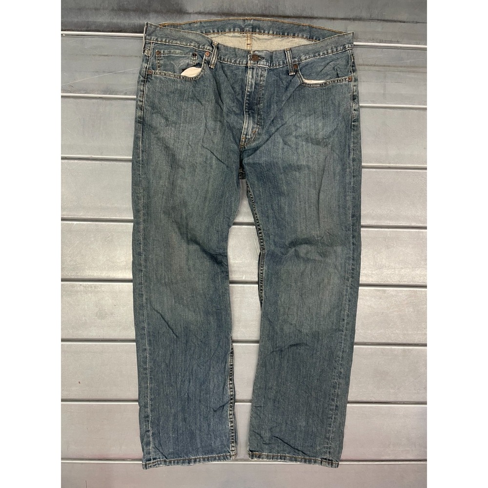Levis 559 Jeans Mens 40x32 Blue Medium Wash Denim Relaxed Straight Fit Cotton